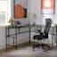 Crosby St. Brooklyn Metal Desk, Black