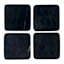 Crosby St. Set of 4 Black Marble Coasters