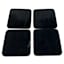 Crosby St. Set of 4 Black Marble Coasters
