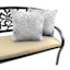 Castille Multicolor Square Outdoor Throw Pillow, 16"