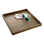 Laila Ali Grey Wooden Tray, 16"