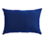 Navy Blue Canvas Outdoor Lumbar Throw Pillow, 14x20