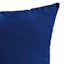 Navy Blue Canvas Outdoor Lumbar Throw Pillow, 14x20