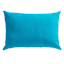 Turquoise Canvas Lumbar Outdoor Throw Pillow, 14x20