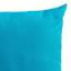 Turquoise Canvas Lumbar Outdoor Throw Pillow, 14x20