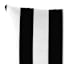 Providence Black Awning Striped Oversized Square Outdoor Throw Pillow, 20"