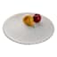Honeybloom White Woven Decorative Platter, 16"