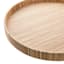 Honeybloom Brown Seagrass Woven Round Tray, 18"