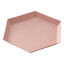 Pink Metal Tray, 8"