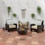 Castille Multicolor Outdoor Corded Back Cushion