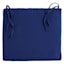 Navy Blue Canvas Square Outdoor Seat Cushion
