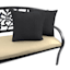 Crosby St. Sorvino Ash Premium Oversized Square Outdoor Throw Pillow, 20""