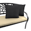 Crosby St. Sorvino Ash Premium Square Outdoor Throw Pillow, 16"