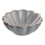 Honeybloom White Ceramic Flower Trinket Bowl, 4x2