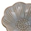 White Ceramic Flower Trinket Bowl, 4x2