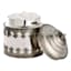 Silver Antique Mercury Jar, 7"
