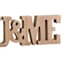 You & Me Cutout Table Sign, 12x4