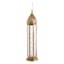 Brass & Silver Punch Lantern, 18"