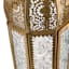 Brass & Silver Punch Lantern, 18"
