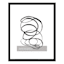 Black Floating Wall Frame, 16x20