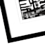 Black Double Matted Wall Frame, 8x10