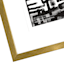 Gold Double Matted Wall Frame, 8x10