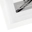 White Double Matted Wall Frame, 6x8