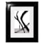 Black Double Mat Wide Wall Frame, 6x8