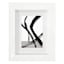 White Double Mat Wide Wall Frame, 6x8