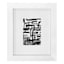 White Double Mat Wide Wall Frame, 8x10