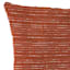 Tracey Boyd Burnt Orange Textured Square Outdoor Throw Pillow, 16"