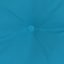 Turquoise Canvas Outdoor Tufted Back Cushion