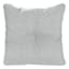 Tahiti Silver Outdoor Tufted Back Cushion