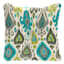 Paso Turquoise Outdoor Tufted Back Cushion