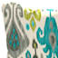 Paso Turquoise Outdoor Tufted Back Cushion