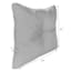 Turquoise Awning Stripe Outdoor Tufted Back Cushion