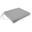 Turquoise Awning Stripe Square Seat Cushion