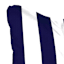 Providence Navy Blue Awning Stripe Tufted Outdoor Back Cushion