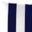 Providence Navy Blue Awning Stripe Square Outdoor Throw Pillow, 16"