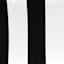 Providence Black Awning Stripe Outdoor Wicker Settee Cushion