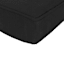 Black Canvas Single Outdoor Deep Seat Cushion