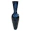 Blue Bamboo Spun Floor Vase, 42"