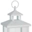 White LED Lantern with 6 Hour Timer, 12"
