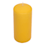 Yellow Unscented Overdip Pillar Candles, 3x6