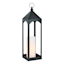 Oversized Black Metal Floor Lantern, Medium