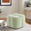 Tracey Boyd Petal-Like Shape Ottoman, Sage