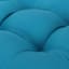 Turquoise Canvas Wicker Outdoor Seat Cushion
