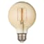 Amber Edison Round Bulb, 1-Pack