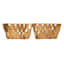 2-Piece Kids Rectangle Natural Storage Basket