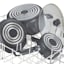 T-fal Initiatives 18-Piece Cookware Set, Gray